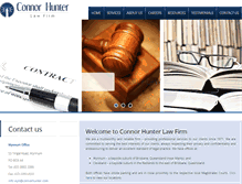 Tablet Screenshot of connorhunter.com